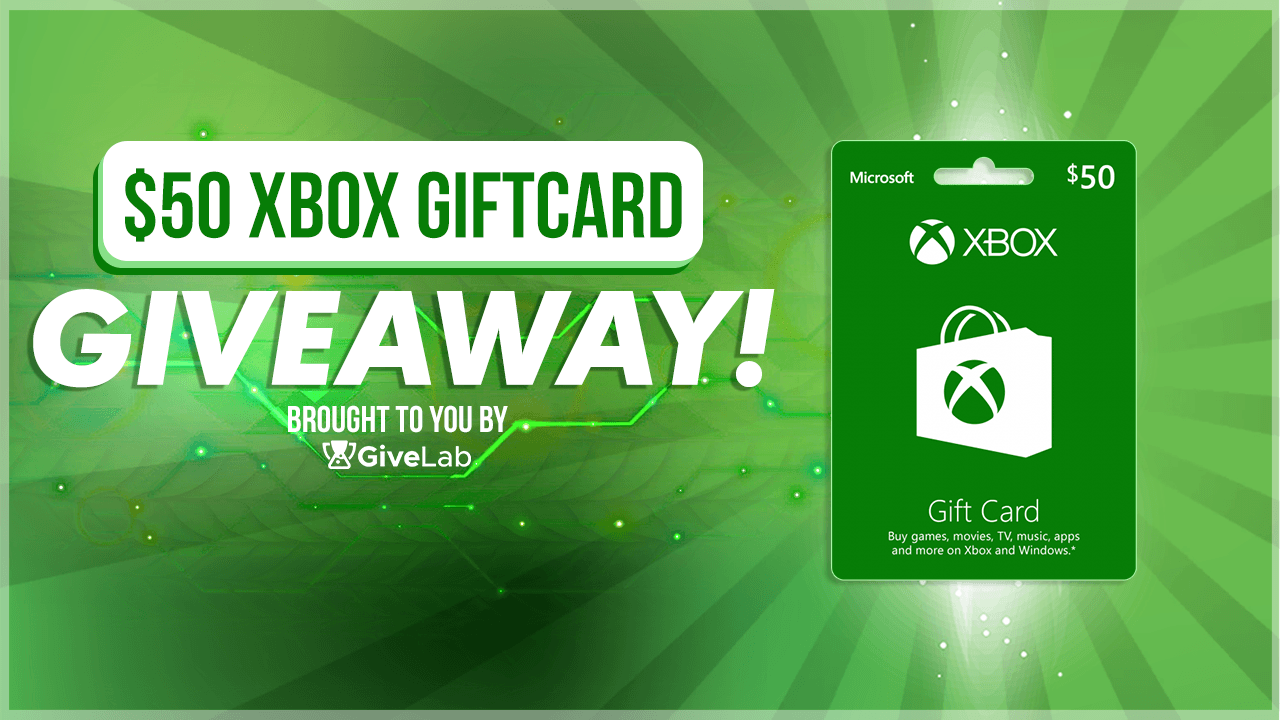 50 Xbox Gift Card Giveaway GiveLab